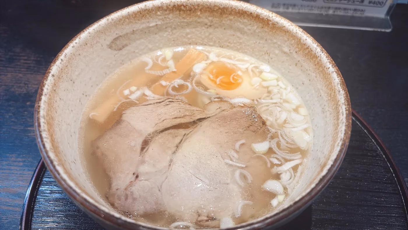 草津亭の塩ラーメン＋ランチセット豚丼（カルビ）