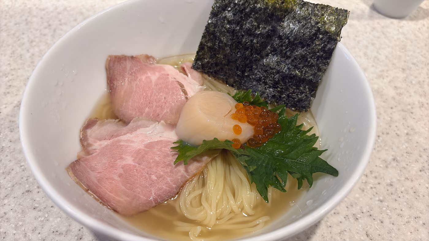 らぅめん考房 ありがた屋 冷製ホタテだしのしおらぅめん