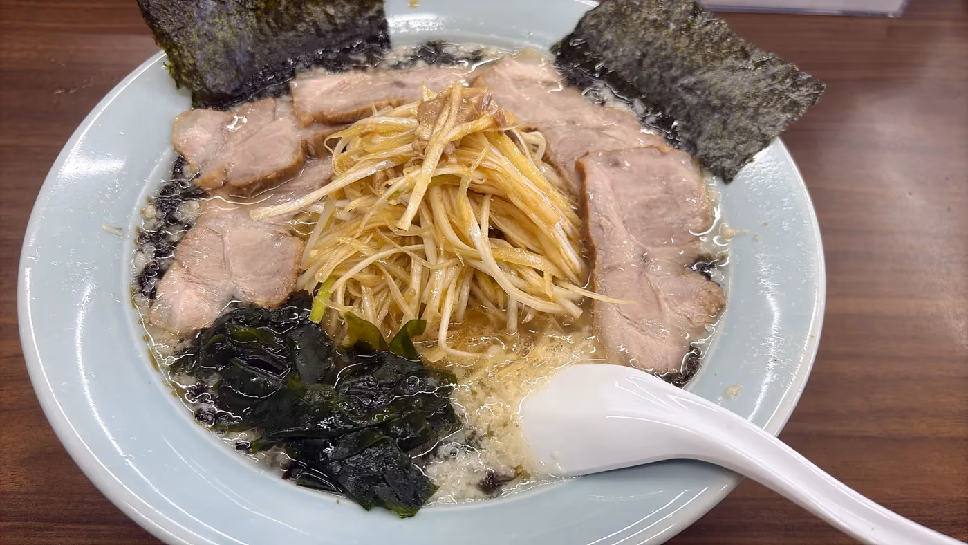 ラーメンショップ 春日井店のネギバラのりチャーシューメン（並盛）