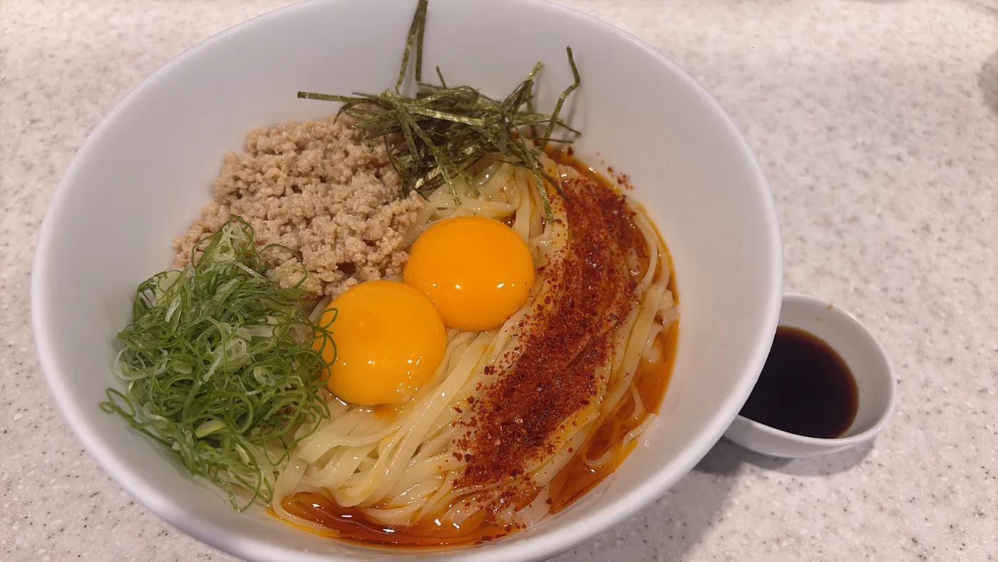 らぅめん考房 ありがた屋 冷製坦々昆布水和えめん(大盛り)